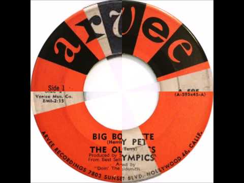 Olympics - Big Boy Pete / The Slop - Arvee 595 - 1960