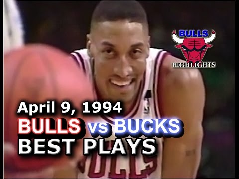 April 09 1994 Bulls vs Bucks highlights