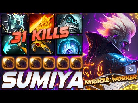 SumiYa Invoker 31 Frags Miracle Player - Dota 2 Pro Gameplay [Watch & Learn]