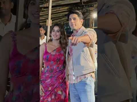 Sidharth Malhotra Jhanvi Kapoor Upcoming Movies Mumbai માં