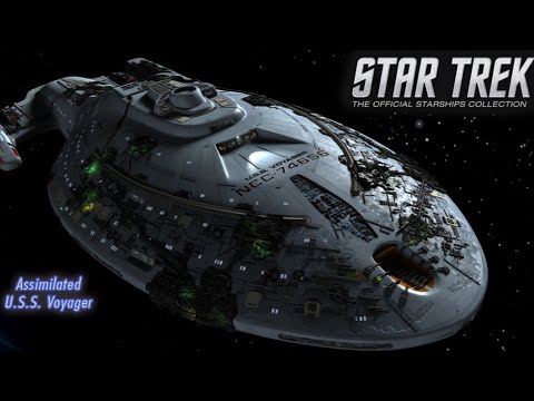 Star Trek Starships Collection assimilated Voyager web exclusive Review