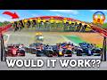 I Built A Rollercoaster ON An F1 Track