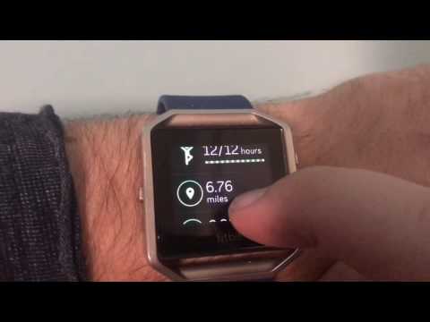 A Busy Day with the Fitbit Blaze - 250 steps