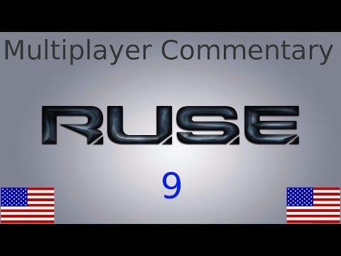 RUSE Multiplayer Commentary No.9 on Treason 2v2v2v2 as Germany and Japan