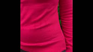 Vídeo de Blusa Feminina Manga Longa Trico Gola Alta Sueter Casual