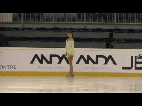 2016 Santa Claus Cup: Bernadett SZIGETI (HUN) - FS Adv. Novice GIRLS short program