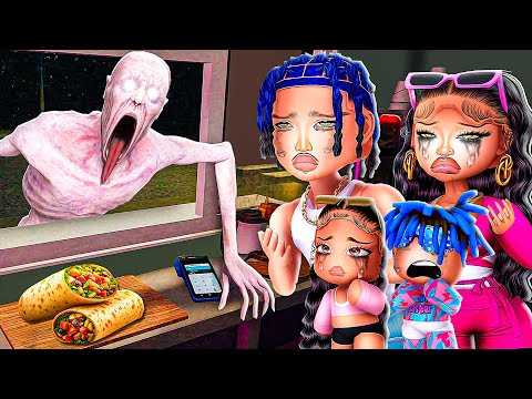 SURVIVING ROBLOX SCARY SHWARMA KIOSK WITH BABY RAY & YKM