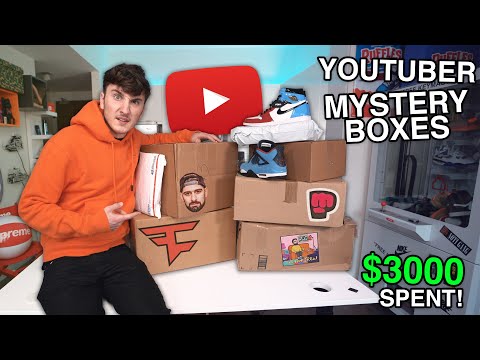 I Bought $3000 Worth Of Youtuber Mystery Boxes...