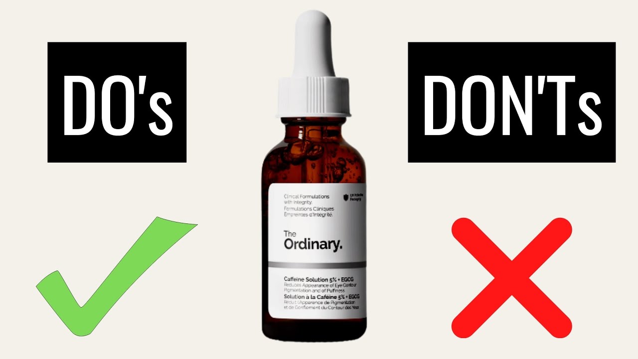How To Use The Ordinary Caffeine Solution 5% + ECGC