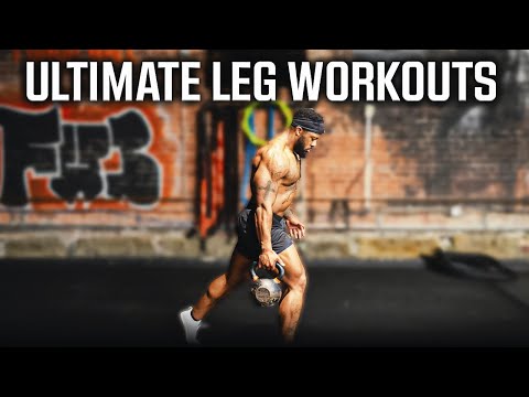 Kettlebell Leg Day Workouts, core ,glutes , quads