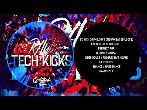 RAW TECH KICKS | HARD TECHNO X HOUSE X TRANCE KICK DRUMS | ROYALTY FREE
