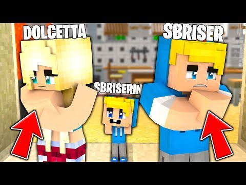 SBRISER e DOLCETTA si LASCIANO?! - Famiglia di Minecraft #89
