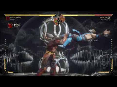 Shao Kahn 50% mid screen combo Risen Emperor