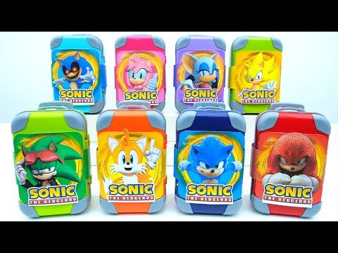 Sonic Figure Collection Review | ASMR Unboxing Sonic The Hedgehog Boxes