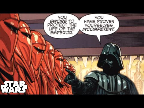 Why Palpatine TRICKED Vader Into Killing the Royal Guard - Star Wars Explained