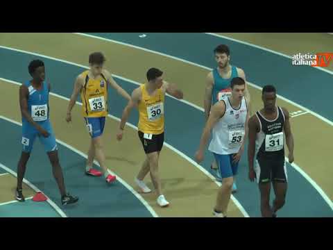 Batteria 1 60 metri Promesse Uomini - Campionati Italiani Juniores e Promesse indoor 2019
