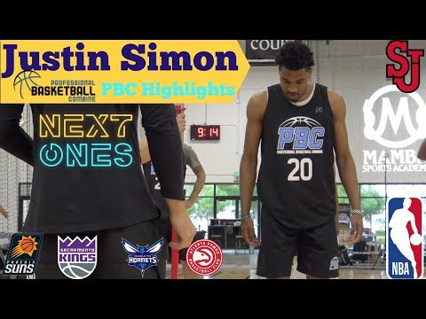 Justin Simon Pro Basketball Combine Highlights | NBA Pre-Draft Workout