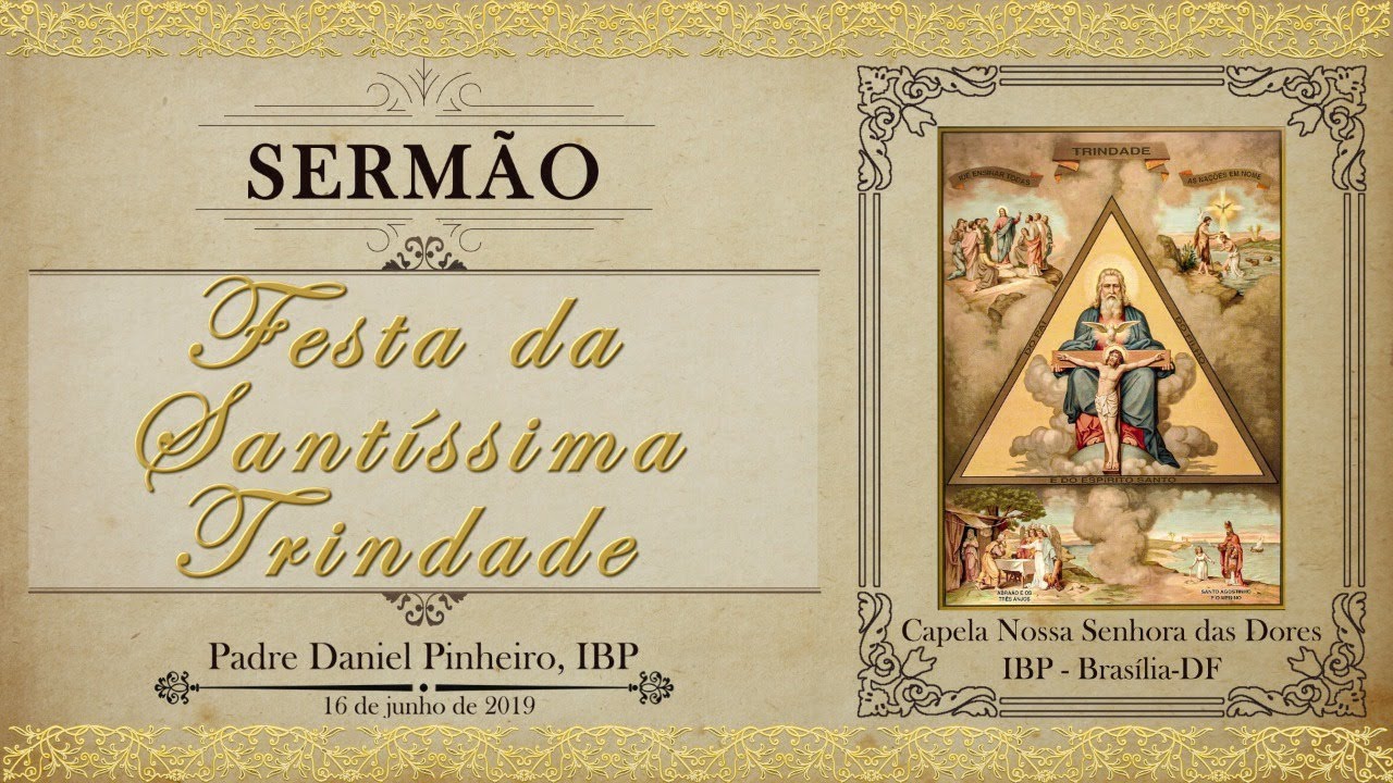 O Mistério da Santíssima Trindade - Sermão