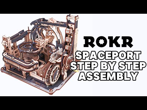ROKR Marble Spaceport Step-by-Step Assembly Guide
