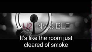 U2 Invisible Lyrics (RED) - 2014