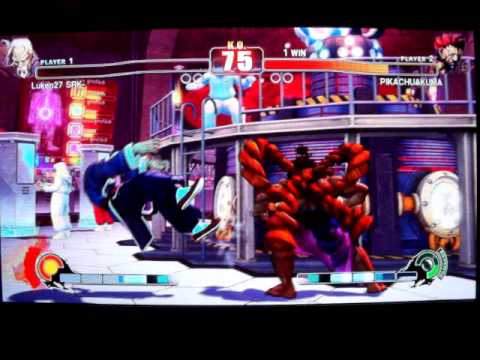 JR RODRIGUEZ ( AKUMA ) VS Luken27 SRK ( GEN ) STREET FIGHTER IV ON XBOX 360 GAME 2 OF 7
