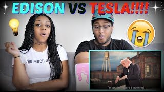 Epic Rap Battles of History &quot;Nikola Tesla vs Thomas Edison&quot; REACTION!!!