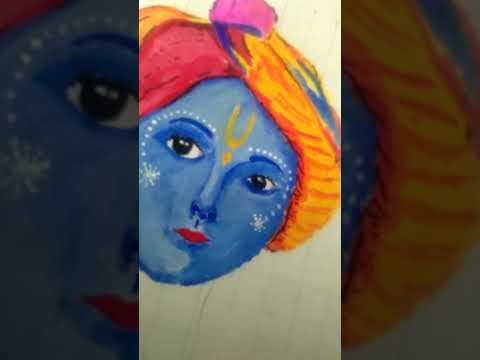 my first acrylic painting .#art with gururaj # :youtube shorts#