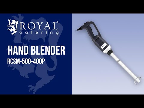 video - Hand blender - 500 W - 400 mm adjustable speed 4,000 - 18,000 rpm