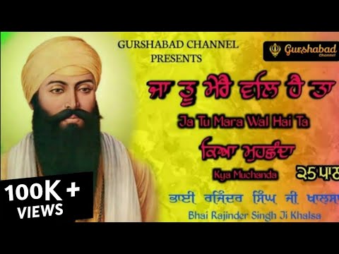 Ja Tu Mere Wal Hai Ta Kya Muchanda (25 Path) |Bhai Rajinder Singh ji Khalsa | Gurshabad Channel