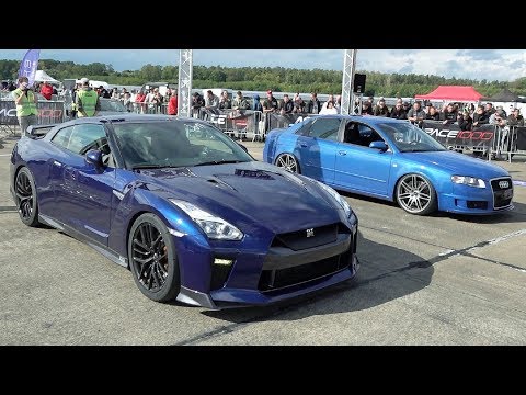 Audi A4 DTM Edition vs Nissan GT-R vs VW Golf vs Lexus SC300