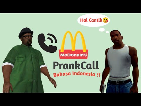 Bigsmoke PRANK CALL McDonald's ! BAHASA INDONESIA!!