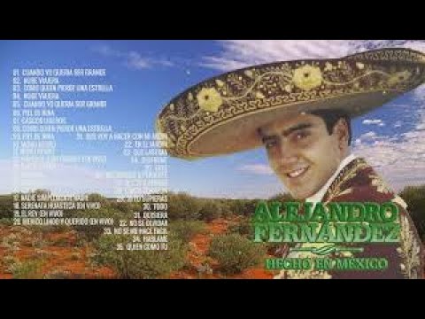 Alejandro Fernández Mexicanisimo Sus Más Grandes Éxitos Rancheros | Baladas Rancheras de Relajo