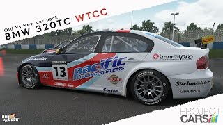 Project CARS - BMW 320TC WTCC - DLC Old Vs New Car Pack - Real Onboard Cam at Donington Park