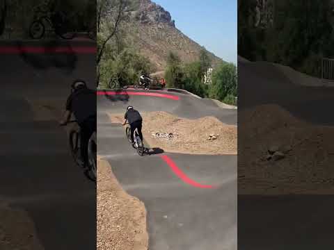 Pumptrack worlds practice lap #mtb #pumptrack #shorts