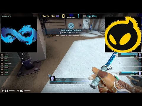 Eternal Fire vs Dignitas Highlights /  at PGL Major Antwerp 2022 Europe RMR A