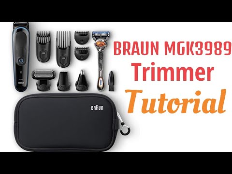 UNBOXING !! BRAUN MGK3980 9 in 1 TRIMMER