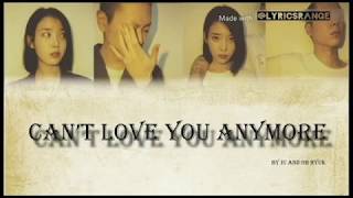 Can&#39;t Love You Anymore (사랑이 잘) (With OHHYUK) (오혁) · IU(아이유)