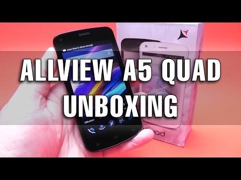 Allview A5 Quad Unboxing în Limba Română - Mobilissimo.ro