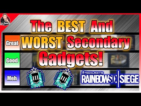 The BEST and WORST Secondary Gadgets To Use In Siege!!