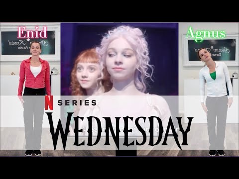 The Dead Dance with Enid and Agnes | Wednesday: Season 2 | Netflix | Full Dance