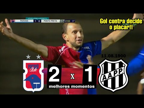 PARANÁ ASSUME A VICE LIDERANÇA | PARANÁ 2 X 1 PONTE PRETA - MELHORES MOMENTOS HD | SÉRIE B