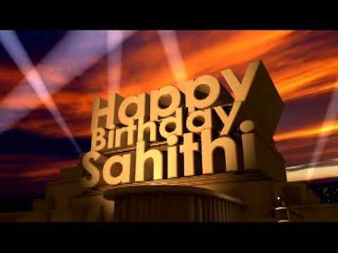 Happy Birthday Sahithi
