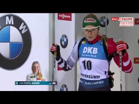 Biathlon Ostersund individuel femmes IBU Cup 2019-20 05.12.2019