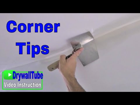Do inside drywall corners like a pro with the drywall corner tool Video
