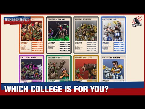 DUNGEON BOWL - WHICH COLLEGE IS FOR YOU? All Eight Colleges Of Magic With Strengths & Weaknesses