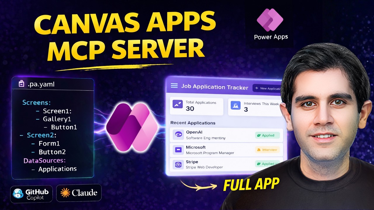 A New Way to Build Canvas Apps 🚀 (Power Apps MCP Server)