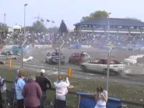Caravan Demolition Derby Arena Essex
