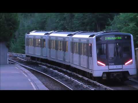 Oslo-Viken T-bane - Linje 2-X: Makrellbekken T-banestasjon 07-2017 (Sommerspesial) [HD]