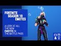 Fortnite Season 10 Battle Pass Emotes