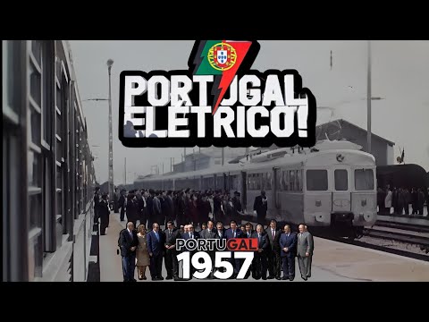 Inauguration 1957: Electric Trains Arrive in Sintra - Lisbon - Carregado!